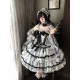 Xing Weimian Rain On Celadon Ink JSKs with detachable Puff Sleeves(Pre-Order/Full Payment Without Shipping)